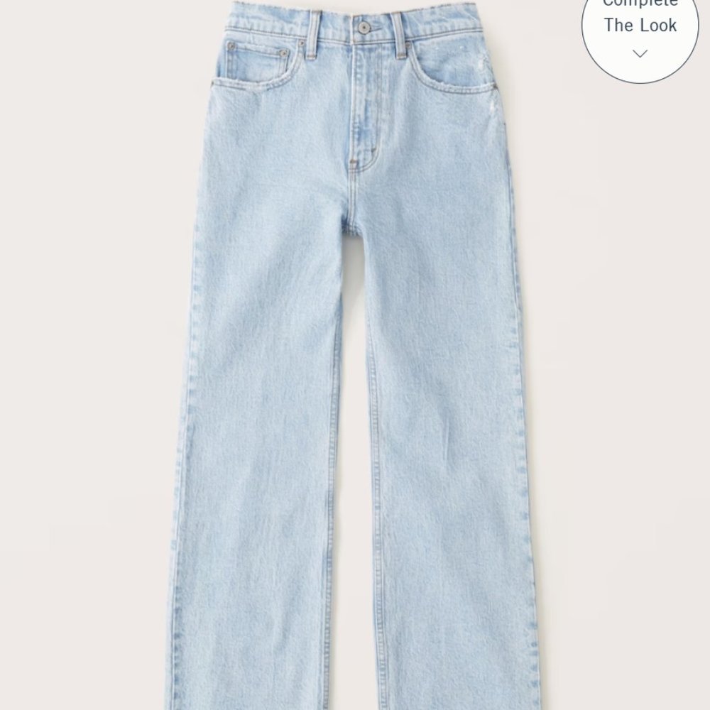 Abercrombie High Rise 90s Relaxed Jean - 30/10Long